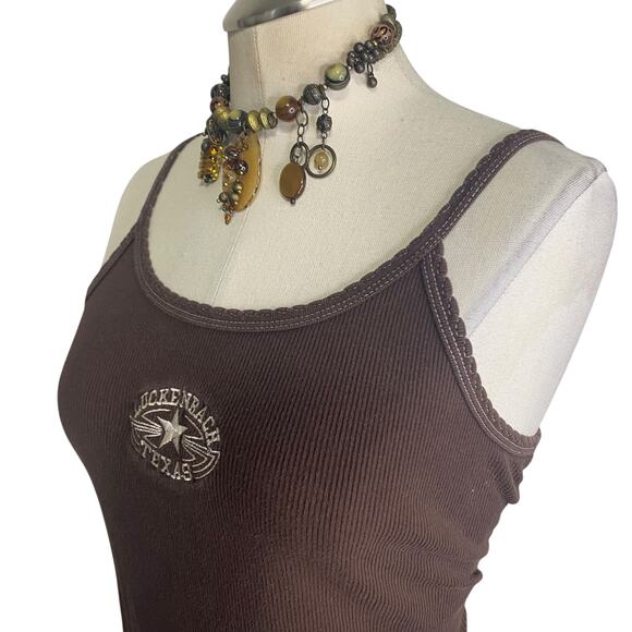 Vtg Y2k Luckenbach Texas Embroidered Country Girl Tank Top - Picture 8 of 15